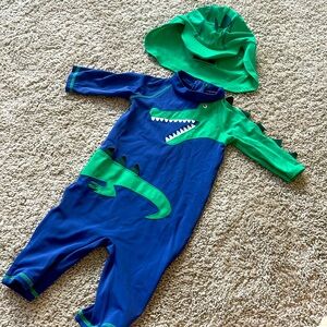 BabyBoden dinosaur swim suits